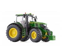 WIKING 077870 Modelo de Tractor John Deere 6R 250, Escala 1:32, Metal/Plástico, Más de 14 Años, Muchas Funciones, Capó Abatible, Tirantes Superior e Inferior Móviles, Incluye Contrapeso Delantero.