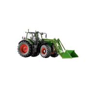 WIKING 077869 Fendt 724 Vario - Tractor con carga frontal Cargo 6.100, 1:32, metal/plástico, a partir de 14 años, muchas funciones, ruedas intercambiables, sistema de cambio de carga frontal, incluye