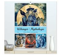 Wikinger - Mythologie - Götter, Runen und Legenden (hochwertiger Premium Wandkalender 2026 DIN A2 hoch), Kunstdruck in Hochglanz: Ein epischer ... Thor & mystische Artefakte der Nordmänner