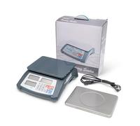 WIKISTORE BALANZA DIGITAL 6 kg DE CARGA MÁXIMA, Balanza electrónica multifuncional con resolución 0,2 gr, Balanza profesional con funciòn cuentapiezas, Herramienta de trabajo precisay resistente