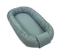 WIKLINOPOL Nido Bebé Reductor 85x45 cm en Caqui - Baby Nest Portátil con Colchón - Cojín Nido Lavable de Algodón 100 % - Seguro y Cómodo para Casa o Viaje