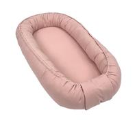 WIKLINOPOL Nido Bebé Reductor 85x45 cm en Rosa - Baby Nest Portátil con Colchón - Cojín Nido Lavable de Algodón 100 % - Seguro y Cómodo para Casa o Viaje