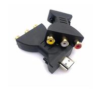 WIKRQIHL Adaptador y convertidor Compuesto de 1080P RCA AV a HDMI, Cable de Audio y Video Compatible con HDMI a AV con Cable USB for TV Box HD