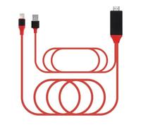 WIKRQIHL Cable de vídeo 4K HD for Apple iPhone 14, 13, 12, 11 Pro MAX, iPad Mini, Adaptador Lightning a HDMI, AV Digital, TV, proyector y Monitor 1080P(1pcs)
