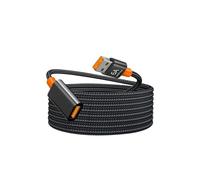 WIKRQIHL Cable Extensor USB 3.0/2.0 de 6 A for portátil, PC, TV, Xbox One, SSD, minicable de Alta Velocidad.(1.5M Black)