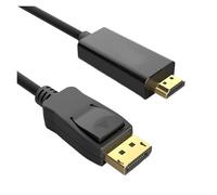 WIKRQIHL Compatible con Navceker, Compatible con DisplayPort, Cable a HDMI 4K 60Hz DisplayPort, Adaptador convertidor de DisplayPort a HDMI for proyector, computadora, HDTV.(2 Meters)
