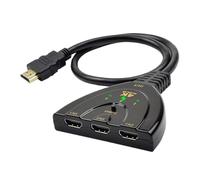 WIKRQIHL Divisor de HDTV 4K 3 en 1 con 3 Puertos, conmutador HD, Cable HD Compatible con Reproductores 3D Full HD 4K 1080P, HDTV y Consola de Juegos PS4.