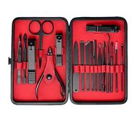 WIKUNA 7-18pcs cortaúñas Set Tijeras Pinza Cuchillo Manicura Cortador Nail Art Pedicura Herramientas de Manicura (Color: 18pcs)