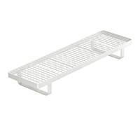 Wilafury Estante para radiador, Estante Flotante de Madera, Cubierta Superior para radiador sin Taladro para salón, Dormitorio y Pasillo, 55x15 cm, Blanco