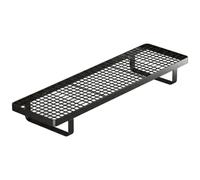 Wilafury Estante para radiador, Estante Flotante de Madera, Cubierta Superior para radiador sin Taladro para salón, Dormitorio y Pasillo, 55x15 cm, Negro
