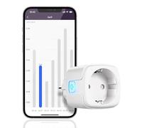 WILAWELS Toma de Corriente Inteligente, Control Mediante App | Móvil y por Voz, Cuenta Atrás, Temporizador, Ciclo, Aleatorio, Pulso, Amanecer y Atardecer, Compatible con Wi-Fi de 2,4 GHz