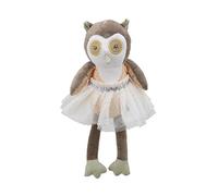 Wilberry- Bailarines Búho Peluche, Color marrón (The Puppet Company Ltd. WB004119)