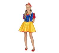 Wilbers & Wilbers 3840 - Vestido de princesa para niñas, vestido corto, disfraz para carnaval, fiesta temática de cuentos de hadas