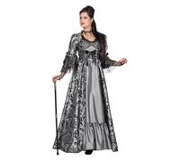 Wilbers & Wilbers 4307 - Elegante vestido barroco/renacentista de tafetán, lujoso vestido largo de marquesa, para carnaval, fiestas temáticas históricas