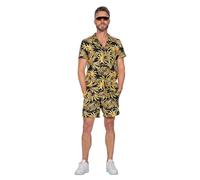 WILBERS & WILBERS 5094 - Conjunto de festival con estampado de diseño, camisa y pantalones, traje de fiesta para hombre, traje de verano, carnaval