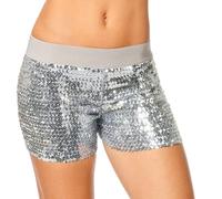 Wilbers & Wilbers - 6431 - Hotpants con lentejuelas, short corto brillante, traje de fiesta para festival, carnaval