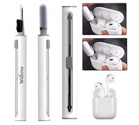 Wilbeva 2022 Nuevo Limpiador para Airpods, Auriculares Bluetooth Pluma de Limpieza para Airpods Pro 1 2 3 Samsung MI Android Auriculares, Cleaning Pen/Clean Kit 3 en 1 Multifunción (Blanco 4)