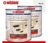 Wilckens 2 x 750 ML Color Tiza Blanco Aspecto Vintage Interior Creativa Pintura