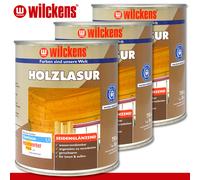 Wilckens 3 x 750 ML Barniz para Madera Lf Brillante Satinado Transparente