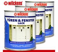 Wilckens 3 x 750 ML Puertas & Esmalte Ventana Blanco Türenlack