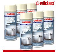 Wilckens 6 X 400 ML Pintura En Spray Para Radiadores Brillante Color Crema
