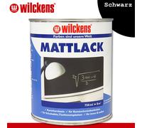 Wilckens 750ML Barniz Mate Negro Schultafellack Arte de Forja Interior &