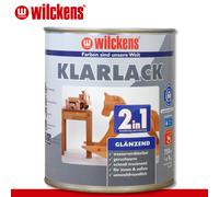Wilckens 3 x 750 ML Barniz 2in1 Brillante Ecológico Madera Interior & Exterior