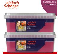 Wilckens einfach Schöner Farbwelten 2x 1l Innenwandfarbe Mate Celestial Burdeos