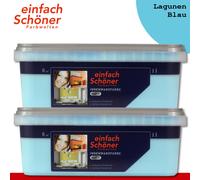 Wilckens einfach Schöner Farbwelten 2x 1L Innenwandfarbe Mate Lagunas De Azul