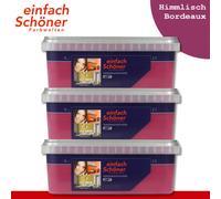 Wilckens einfach Schöner Farbwelten 3x 1l Innenwandfarbe Mate Celestial Burdeos