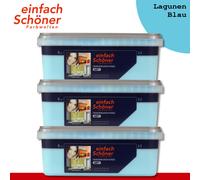 Wilckens einfach Schöner Farbwelten 3x 1L Innenwandfarbe Mate Lagunas De Azul
