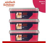 Wilckens einfach Schöner Farbwelten 3x 1L Innenwandfarbe Mate Noche Rojo