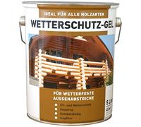 Wilckens Protección contra la intemperie Gel 5 litros para todos los tipos de madera para exterior pintura color a elegir.