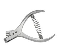 wilcractk Alicates perforadores para placas de prueba, pinzas de precisión de 45 N, fuerza de perforación para papel, piel, tela, patrón de costura, cinturones, manualidades, manualidades, taller