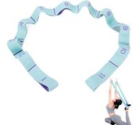 wilcractk Bandas Elasticas Fitness, Banda Elástica con 11 Niveles, 125cm Azul-Violeta, Gomas Elásticas para Yoga, Pilates, Musculación y Ejercicios de Resistencia