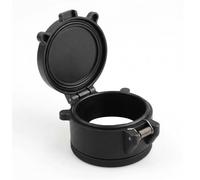 wilcractk Capuchon de Protection pour Lunette de visée 57 mm, couvercle rabattable, Protection oculaire pour Carabine de Chasse, accessoire pour Lunette Airsoft (Noir)
