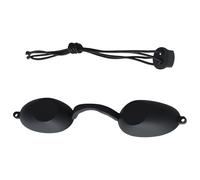 wilcractk Gafas de Bronceado de Silicona, Gafas Solarium con Protección UV, Bordes Reforzados, Color Negro, Diseño Universal y Reutilizables para Protección Ocular