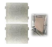 wilcractk Placa de Mica para Reparación de Microondas, Juego de 2 Placas Universales 9,9×10,8 cm, Resistente al Calor, Aislante y Duradera, Accesorio de Repuesto para Cocina y Hogar