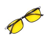 wilcractk Polarizadas Gafas De Sol De Hombre Con Cristal Amarillo Ultra Ligeras, Hombre Gafas De Sol Polarizado Para Conducir Noche Y Gaming, Unisex Para Exterior E Interior