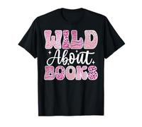 Wild About Books Teacher for Classroom Educators Camiseta