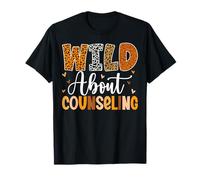 Wild About Counselor Back to School Camiseta