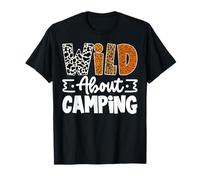 Wild About Fishing Adventure Fisherman Outdoor Sport Lover Camiseta