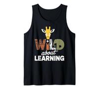 Wild About Learning Jungle Safari Animals Camiseta sin Mangas