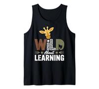 Wild About Learning Jungle Safari Animals Camiseta sin Mangas