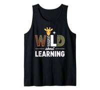 Wild About Learning Jungle Safari Animals Camiseta sin Mangas