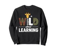 Wild About Learning Jungle Safari Animals Sudadera