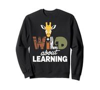 Wild About Learning Jungle Safari Animals Sudadera