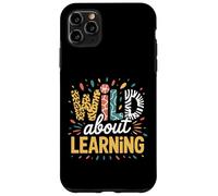 Wild About Learning Jungle Theme Teacher Regreso a la escuela Carcasa para iPhone 11 Pro Max