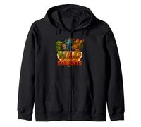 Wild About My Students Animals Teacher Classroom Jungle Sudadera con Capucha