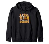 Wild About My Students Animals Teacher Classroom Jungle Sudadera con Capucha